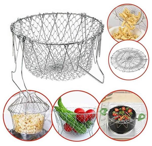 Foldable Cooking Basket