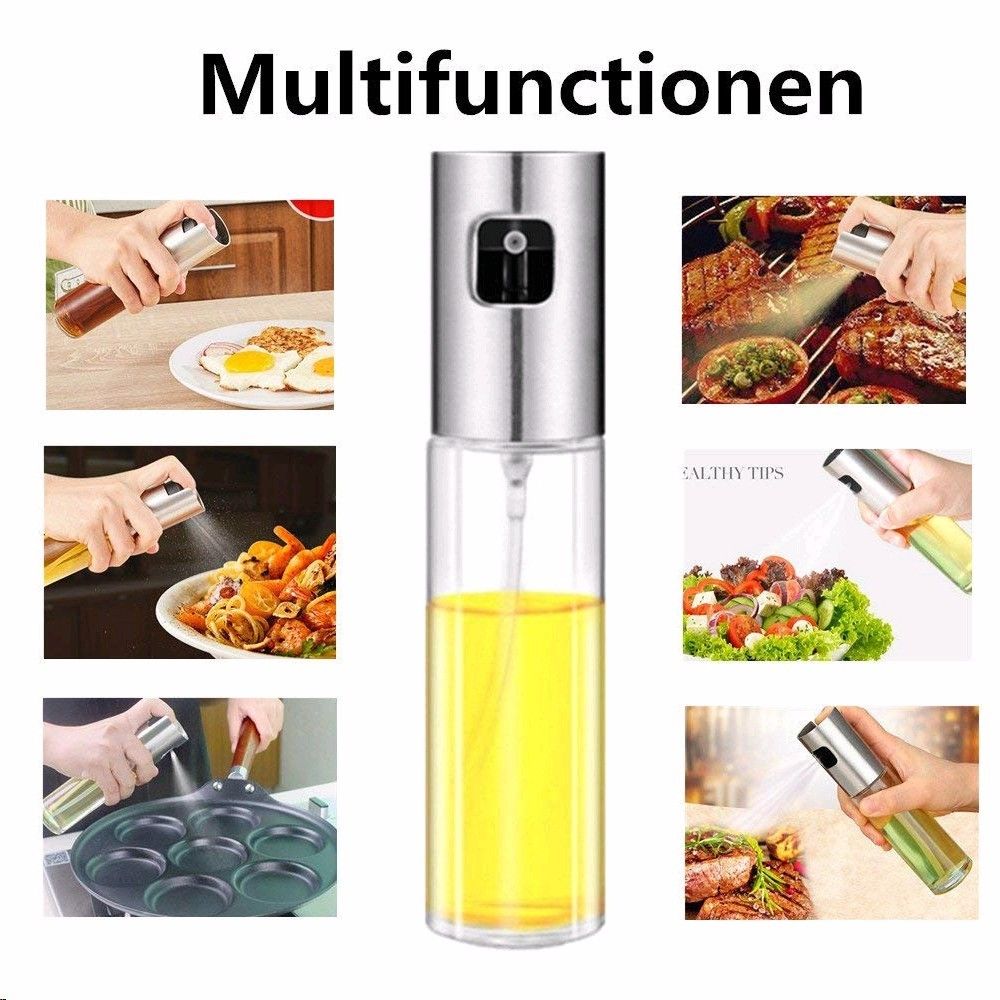 Glass Olive Oil Sprayer Oil Spray Bottle Barbecue Water Vinegar Spray fuel Injector Glass Pot for Kitchen Tools Accessories