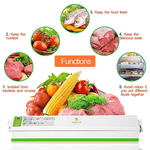 VACUUM FOOD SEALER - FREE 15PCS PLASTIC BAG