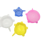 6pcs/set Food Fresh Keeping Silicone Lids