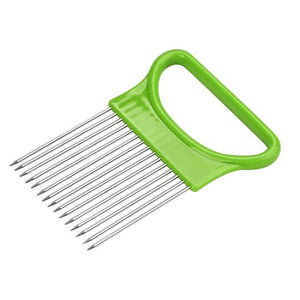 TOMATO ONION VEGETABLES GUIDE SLICING CUTTER HOLDER