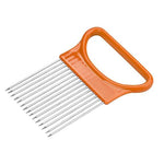 TOMATO ONION VEGETABLES GUIDE SLICING CUTTER HOLDER